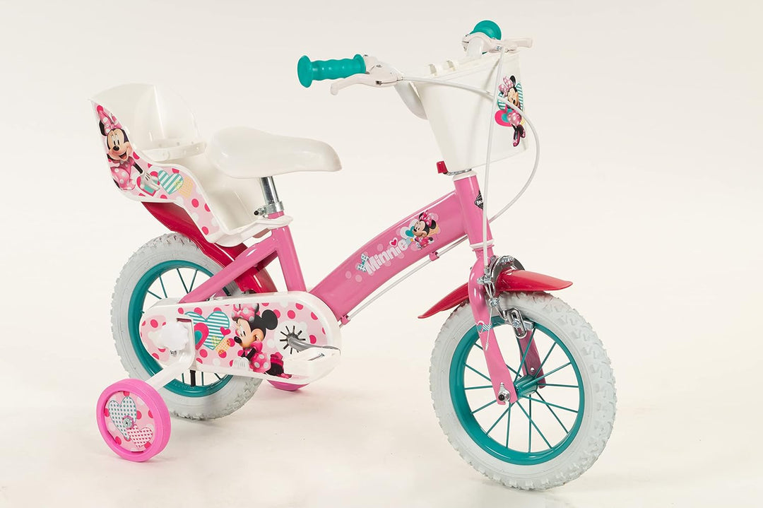 TOIMSA Jungen Fahrrad 30,5 cm (12 Zoll) Minnie Huffy (3/5 Jahre), bunt, Klein