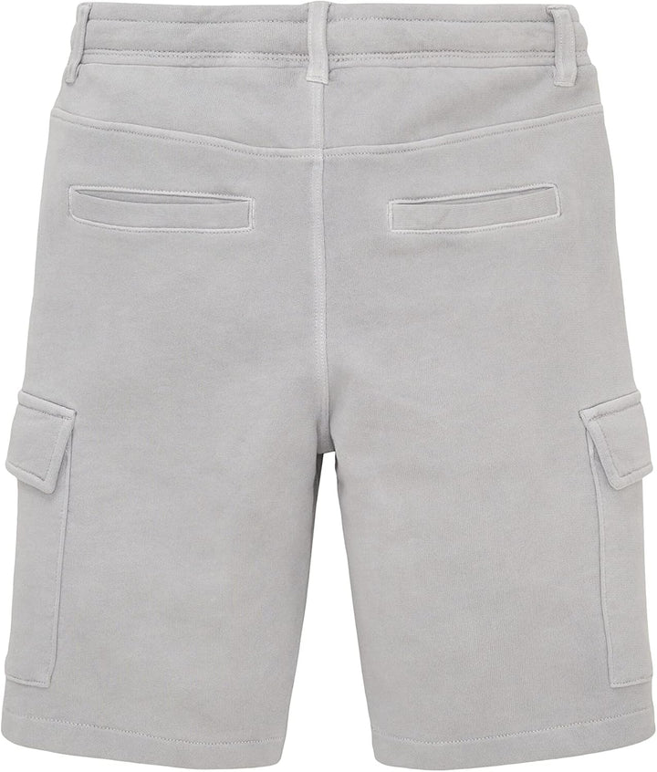 TOM TAILOR Jungen Kinder Cargo Bermuda Sweatshorts 152 17590 - Smoky Grey, 152 17590 - Smoky Grey