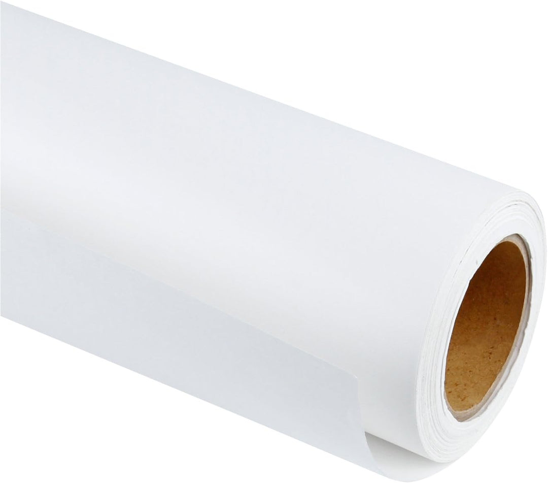 RUSPEPA Weiss Kraftpapier - Natürliches Recyclingpapier, Kraftpapierrolle Ideal für Kunsthandwerk, K