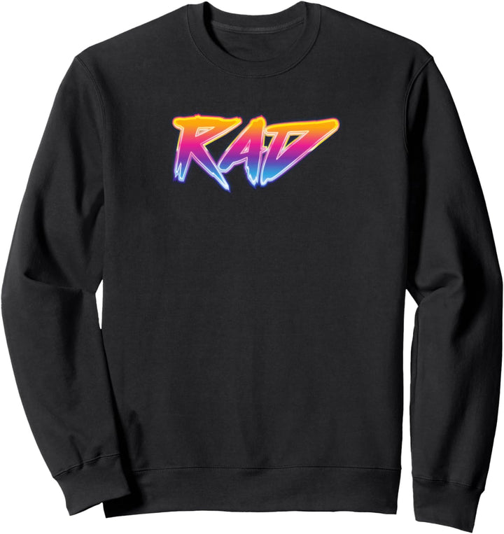 Rad Retro 80s 90s Vintage Look: Outrun Radical Sweatshirt