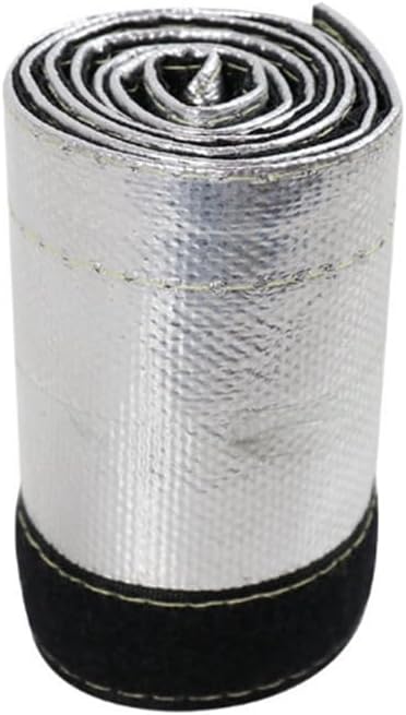 1m Alu-Titan Hitzeschutzschlauch ID 25mm Klettverschluss Heat Sleeve Thermoschutz Isolierschlauch Ka