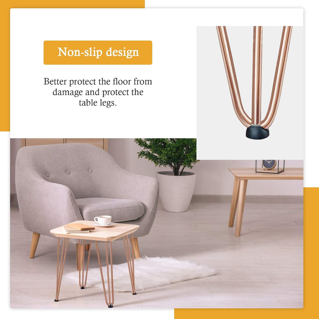 Haarnadel Tischbein 4x Hairpin Leg Möbelbein Haarnadelbeine aus Metall Tischzubehör DIY für Esstisch