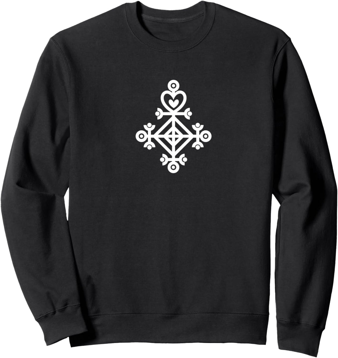 Liebeszauber Amulett Runen Ástarstafur Nordische Magie Herz Sweatshirt