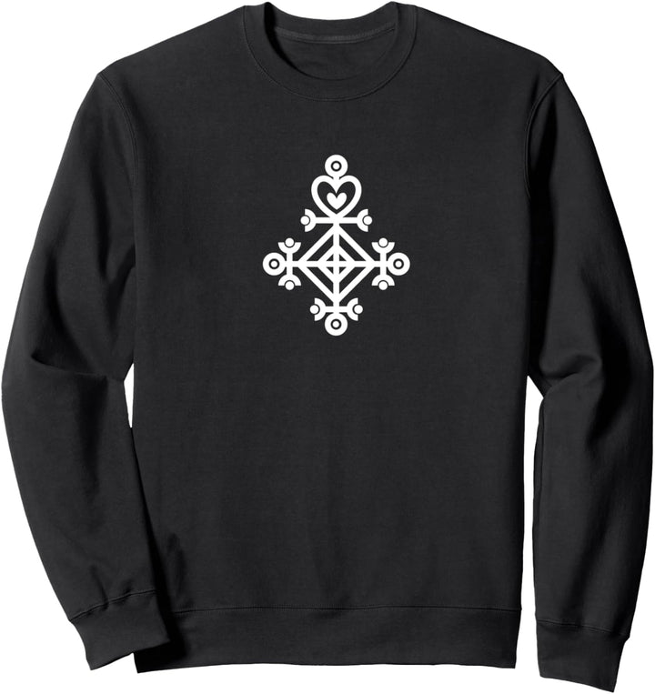 Liebeszauber Amulett Runen Ástarstafur Nordische Magie Herz Sweatshirt