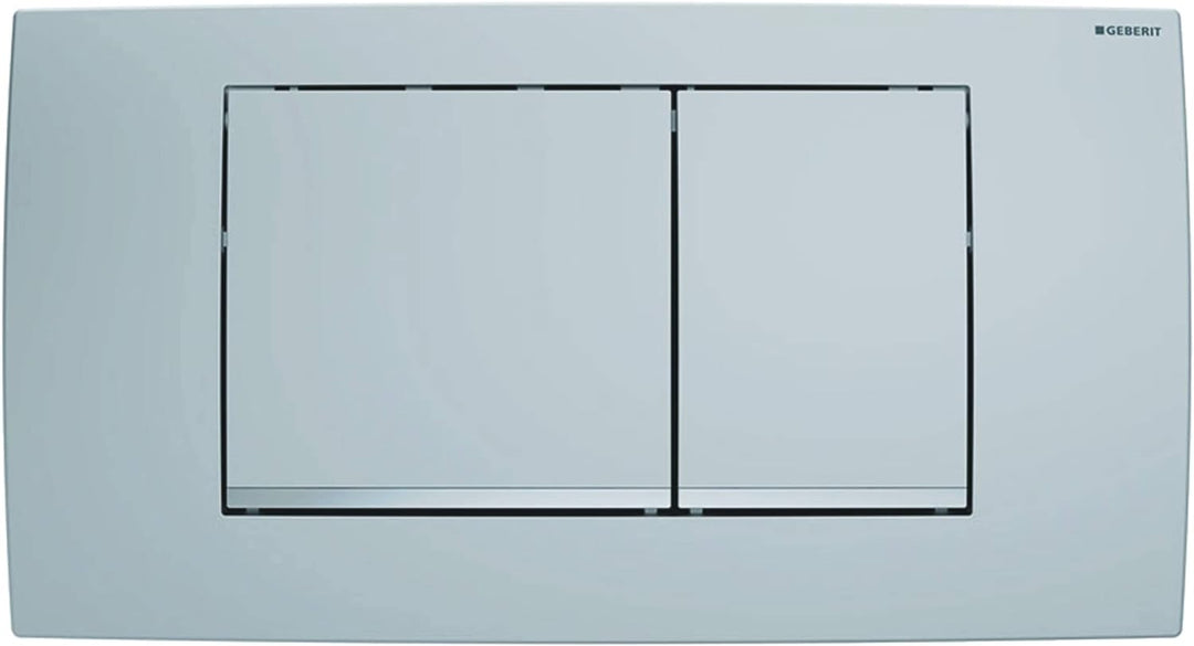Geberit Betätigungsplatte Twinline 30 (für 2-Mengen Spülungen, Betätigung von vorne, Platte + Tasten