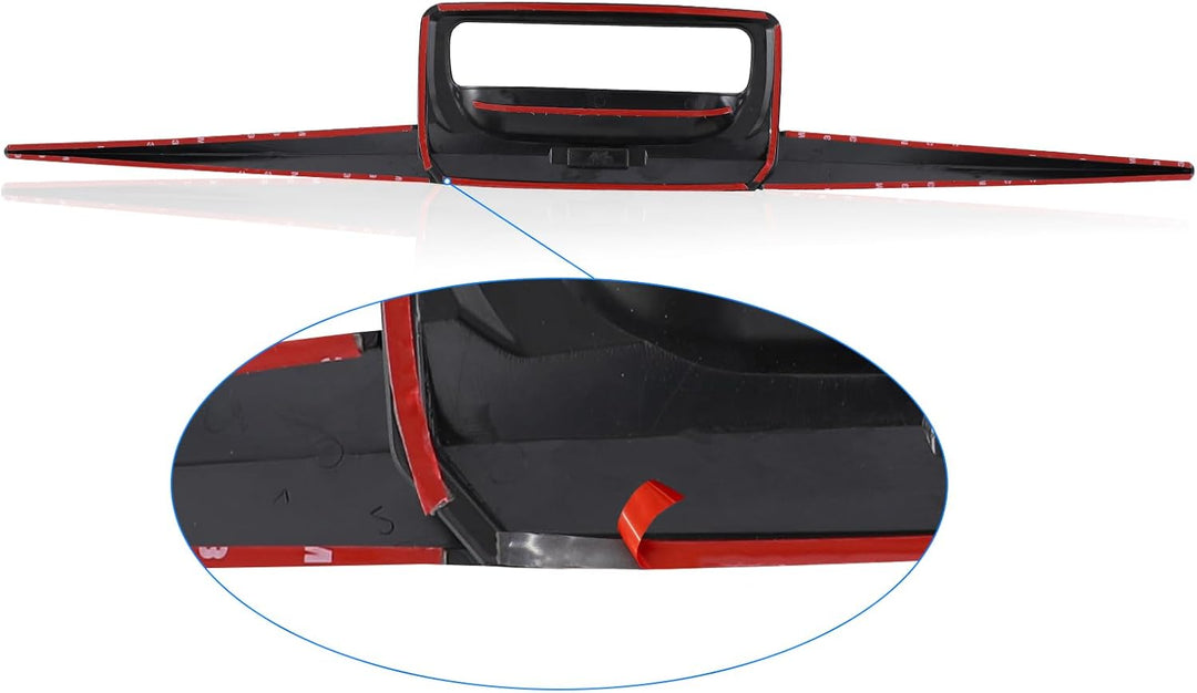 JHCHAN Heckklappenabdeckung Hintere Türgriffverkleidung für Ford Ranger Wildtrak T6 T7 T8 2012-2022