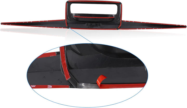 JHCHAN Heckklappenabdeckung Hintere Türgriffverkleidung für Ford Ranger Wildtrak T6 T7 T8 2012-2022