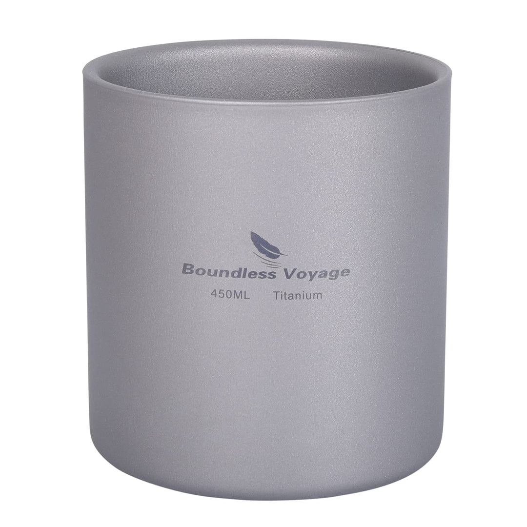 Boundless Voyage Titan Becher Mini Isolierte Doppelwandige Tasse Outdoor Camping Faltbare Kaffee Tee