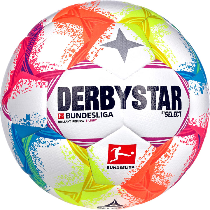 Derbystar Unisex – Erwachsene Brillant Ball 3 Single Multicolor, 3 Single Multicolor