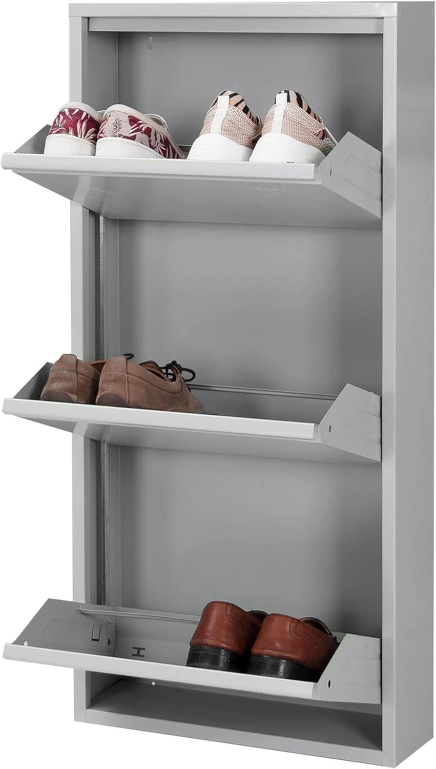 Betten-ABC Schuhschrank Amelie, modern, robust und platzsparend, aus pflegeleichtem Metall