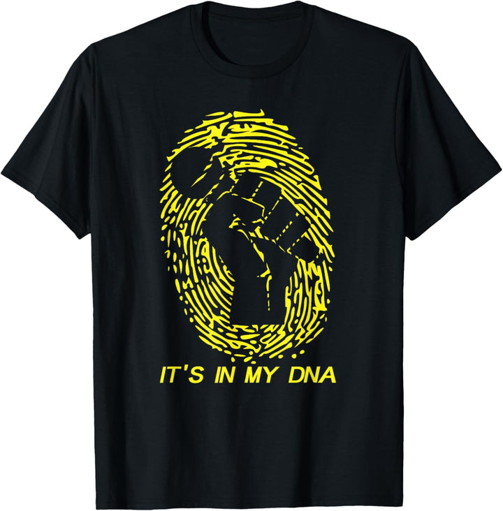 Sänger-Mikrofon – It's In My DNA Shirt Geschenk für Sänger T-Shirt
