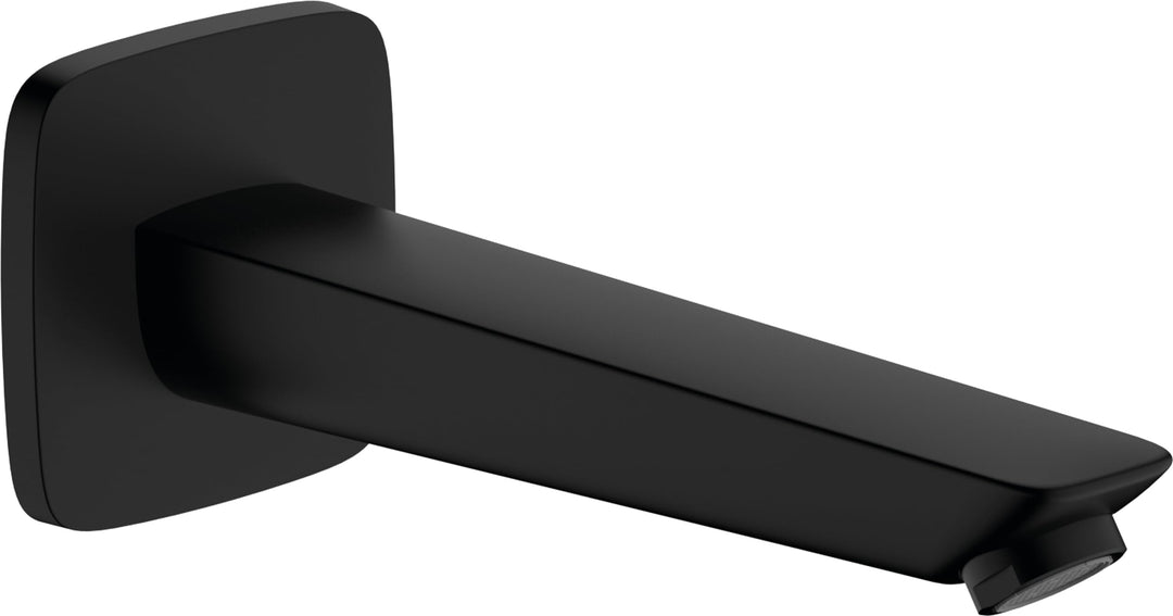 hansgrohe Logis - Badewanneneinlauf, Wanneneinlauf 19,5cm, Badewannenarmatur, Mattschwarz, Mattschwa