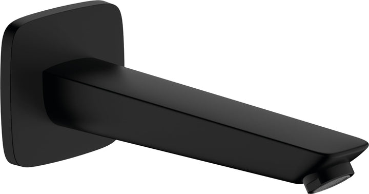 hansgrohe Logis - Badewanneneinlauf, Wanneneinlauf 19,5cm, Badewannenarmatur, Mattschwarz, Mattschwa