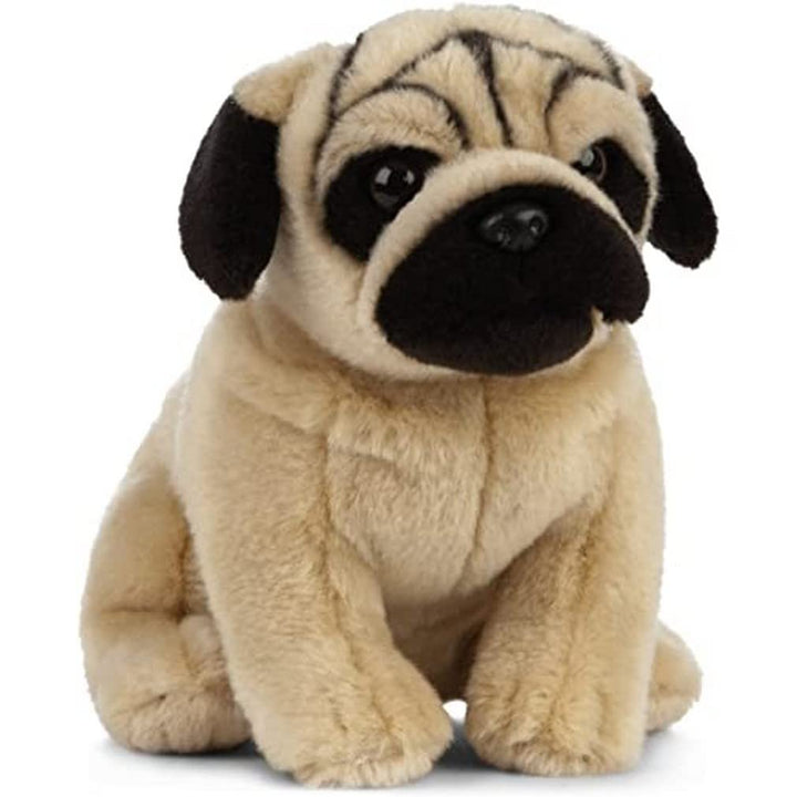 Living Nature Soft Toy - Stofftier Mops (20cm) Mops 20cm Dog, Mops 20cm Dog