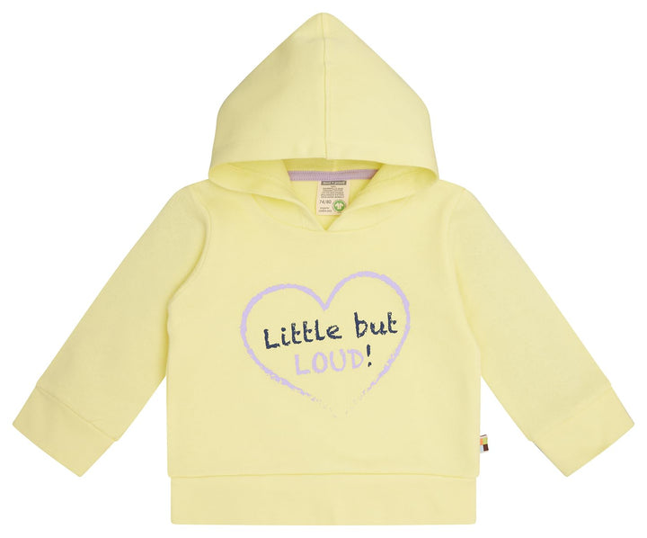 loud + proud Mädchen Mit Druckmotiv, aus Bio Baumwolle, GOTS Zertifiziert Kapuzenpullover 74-80 Blon