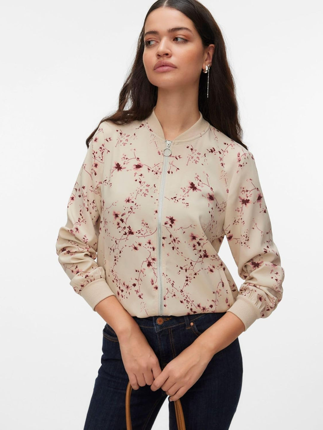 VERO MODA Female Mantel VMCOCO Leichte Jacke M Silver Lining, M Silver Lining
