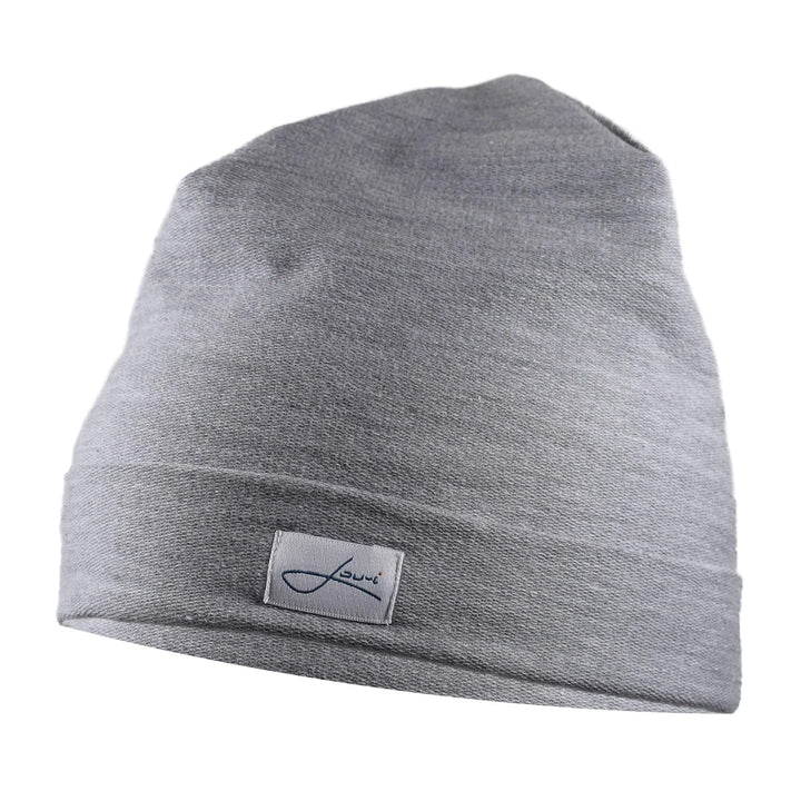 Baumwollmütze grau Beanie Made in Germany - Damenmütze & Herrenmütze - Sehr leichte & weiche Sommerm
