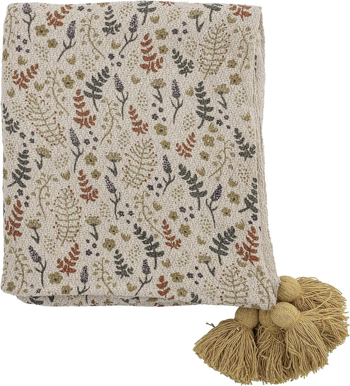 Bloomingville Tagesdecke Filipa, gelb, Baumwolle, Gelb