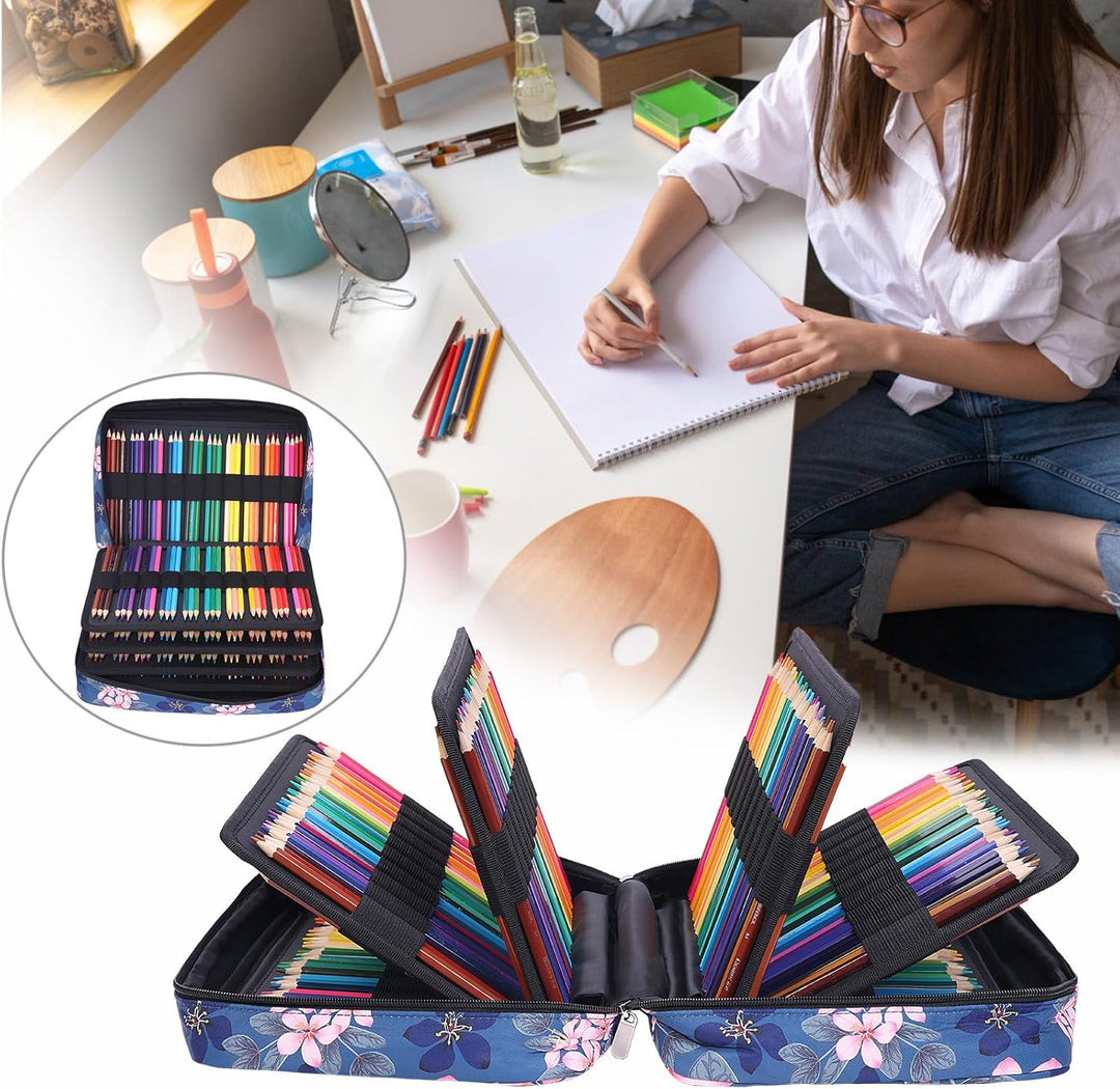 BOMKEE Federmäppchen Grosse, 304 Schlitze Etui Stifte Schule Federmappe Federtasche Maeppchen Mäppch
