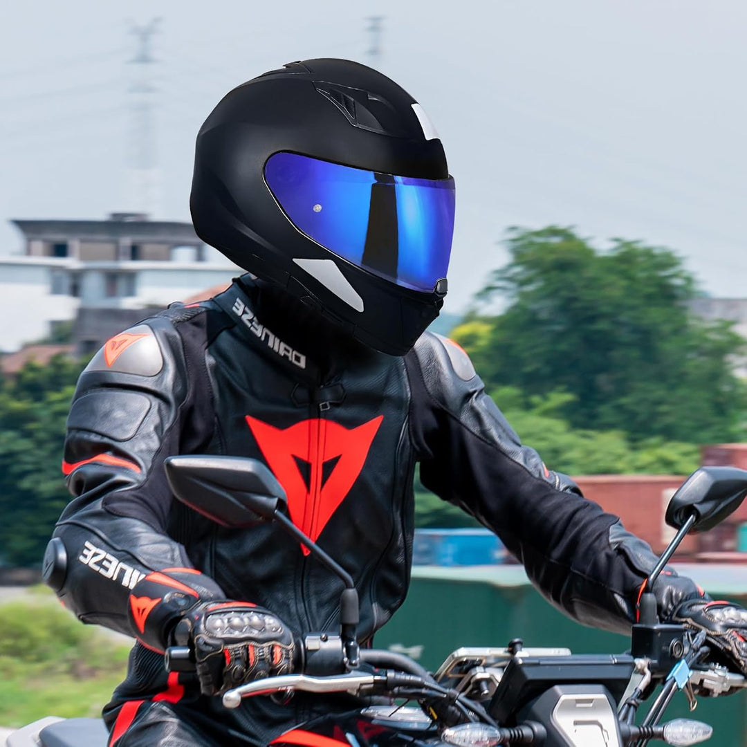 Motorradhelm Visier für Hjc i70 i10 HJ-31,Helmvisier Motorrad Windschutz Helm Objektiv Visier Vollge