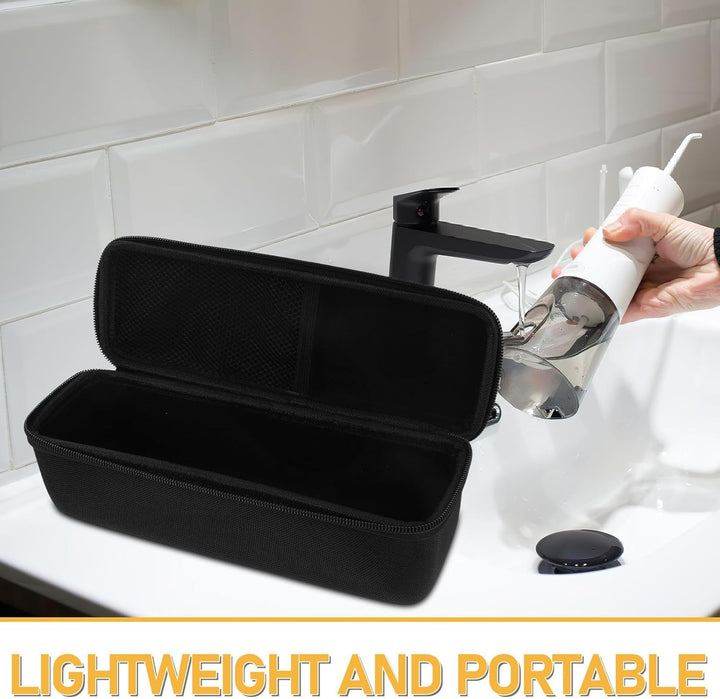 MAGICLULU Tragbares Hartschalen Etui für Munddusche Meo701 – Wasserabweisende Reisetasche mit Organi