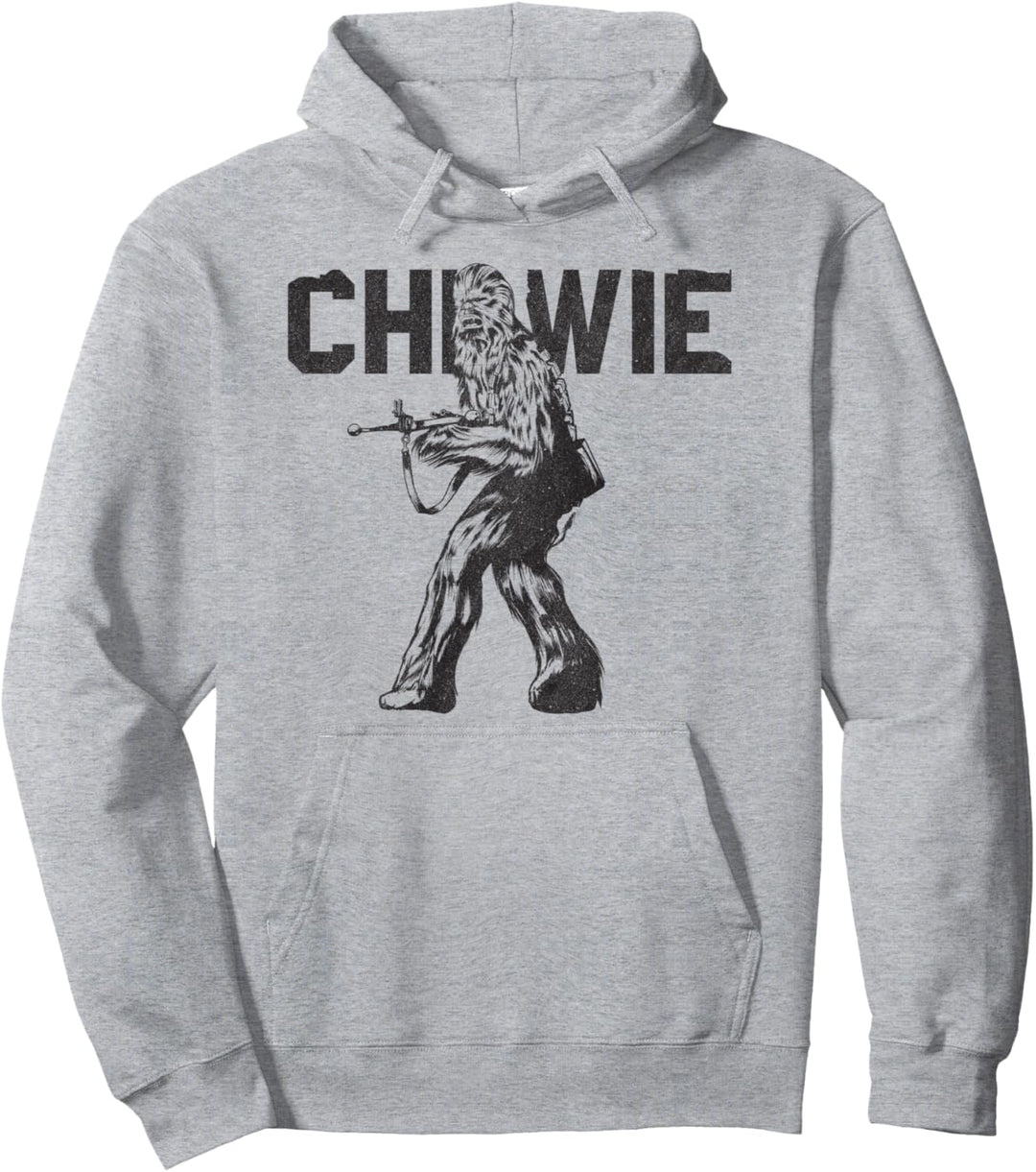 Star Wars The Last Jedi Chewie Outlined Name Poster Pullover Hoodie