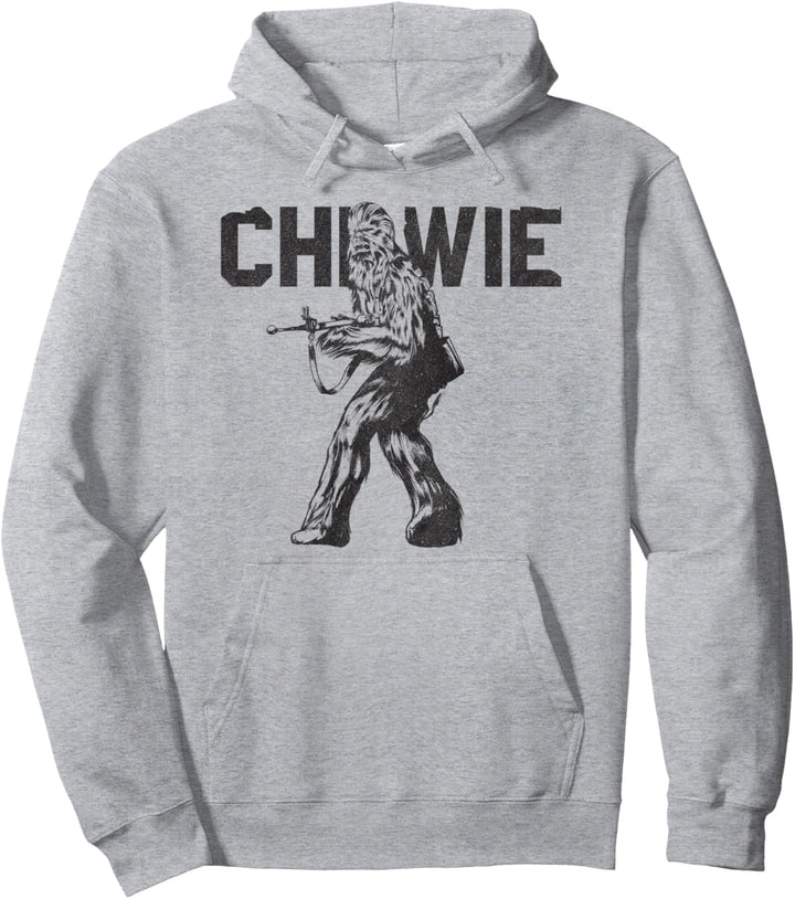 Star Wars The Last Jedi Chewie Outlined Name Poster Pullover Hoodie