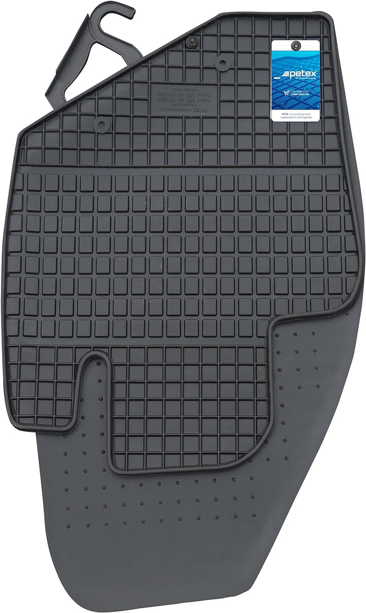 PETEX Gummimatten passend für S80 / S60 / V70 ab 02/2000-09/2007 Fussmatten schwarz 4-teilig