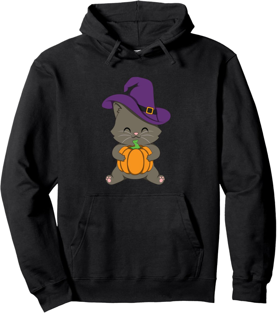 Welche Katze Halloween Pullover Hoodie