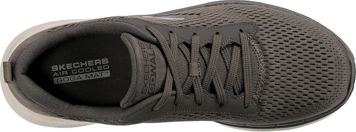 Skechers Herren Sneakers 41 EU Taupe Textile Synthetic, 41 EU Taupe Textile Synthetic