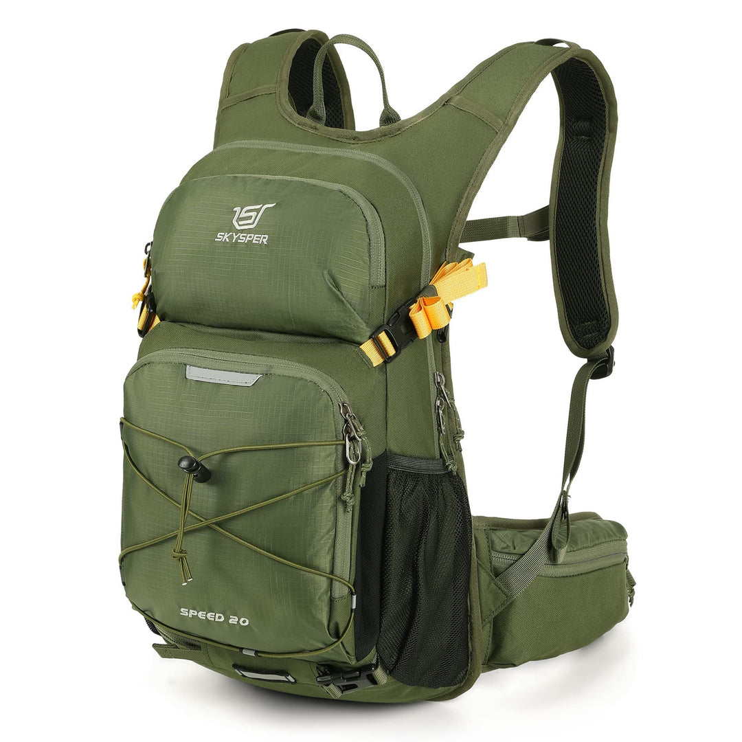 SKYSPER Fahrradrucksack 20L Ultraleicht Rucksäcke für Radsport Wanderrucksack Trinkrucksack Sportruc