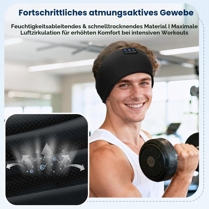 LC-dolida Schlafkopfhörer Bluetooth Stirnband Kopfhörer, Schlafkopfhörer Seitenschläfer Schlaf zum K