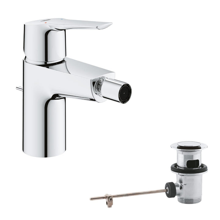 GROHE Start - Einhand-Bidetarmatur (wassersparend, langlebige Oberfläche, Einlochmontage), chrom, 32