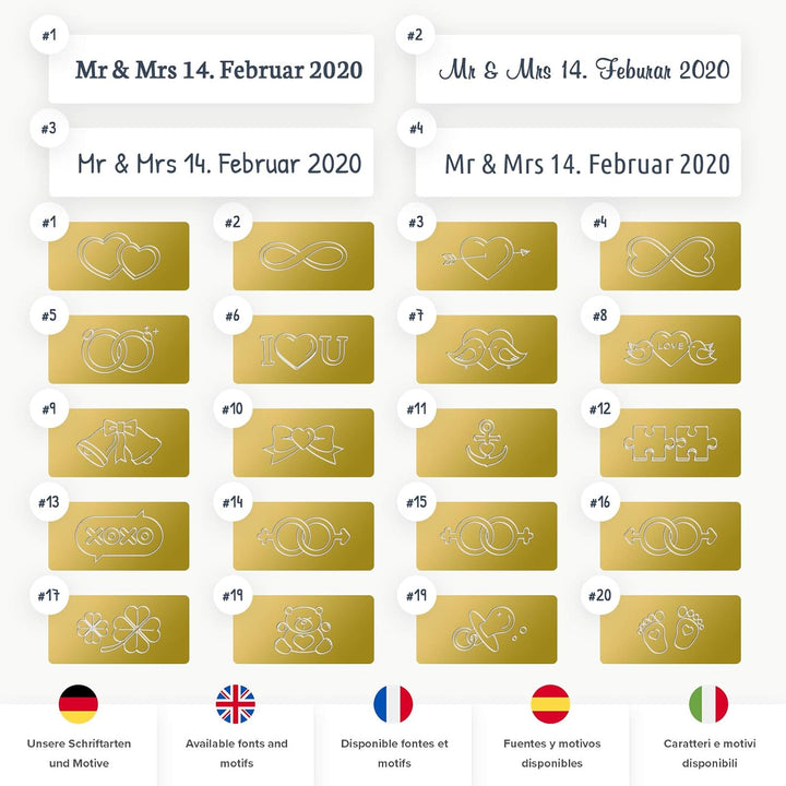 LIEBESSCHLOSS-FACTORY Liebes-Schloss Gold mit Gravur und Schlüssel, gratis Geschenkbox uvm. Jetzt gr