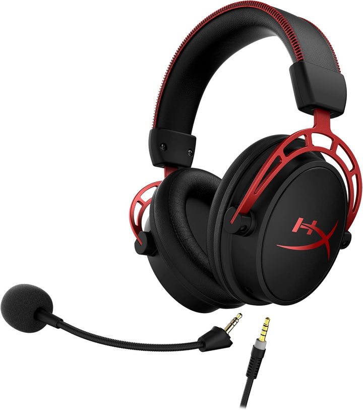 HyperX Cloud Alpha Gaming Headset, schwarz Cloud Alpha schwarz/rot, Cloud Alpha schwarz/rot