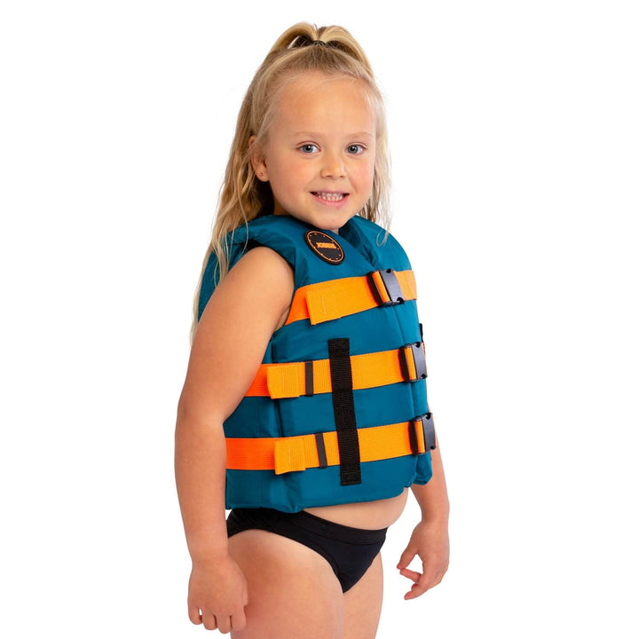 Jobe Nylon-Schwimmweste für Kinder, Unisex, 30 40 kg, Blaugrün