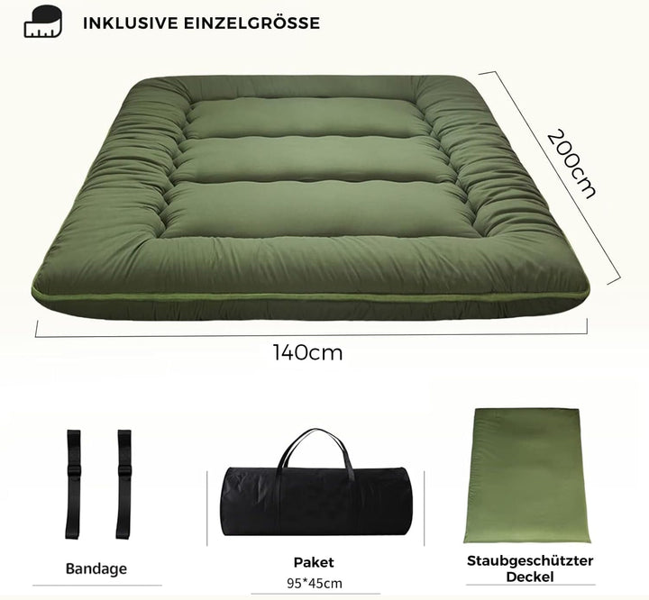 MAXYOYO Klappmatratze Futon Matratze Bodenmatratze Gepolsterte Japanische Tatami Gesteppte Bett, Dic