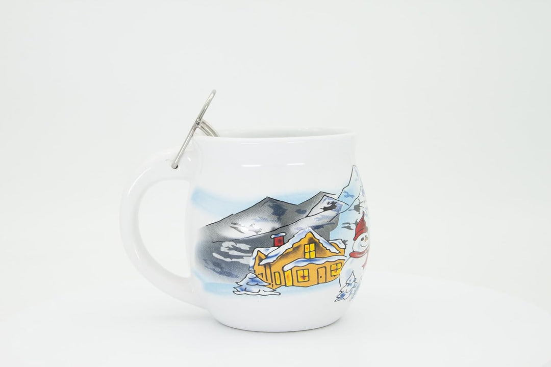 Feuerzangentasse 6er im Karton, Weiss/Winter - für Feuerzangenbowle Weiss / Winter