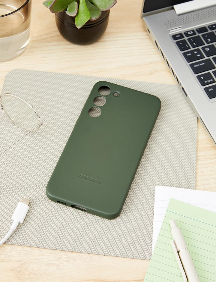 Samsung Leather Smartphone Case EF-VS916 für Galaxy S23+, Handy-Hülle, Echtleder, Schlankes Design,