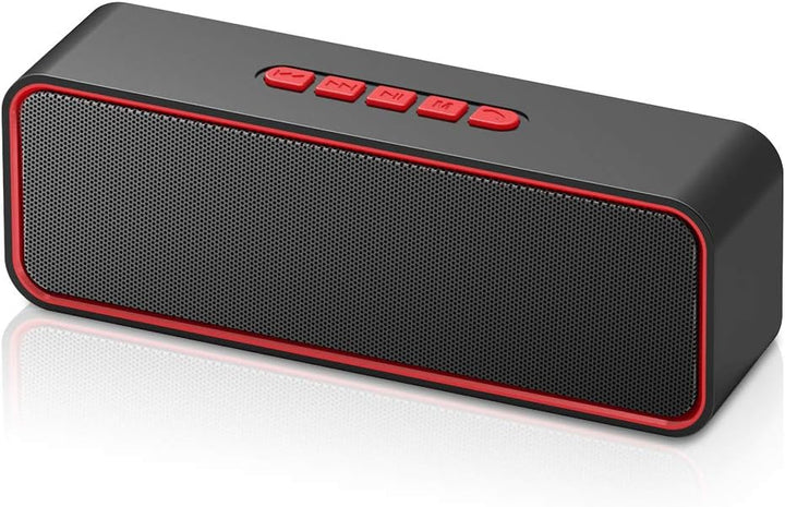SONKIR Wireless Bluetooth Lautsprecher, Tragbarer Bluetooth 5.0 Lautsprecher mit Dual-Treiber Bass,