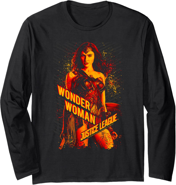 Justice League Movie Wonder Woman Langarmshirt