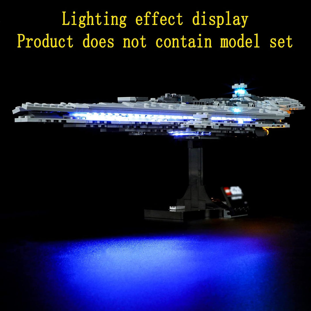 GEAMENT LED Licht-Set Kompatibel mit Lego Supersternzerstörer Executor (Executor Super Star Destroye
