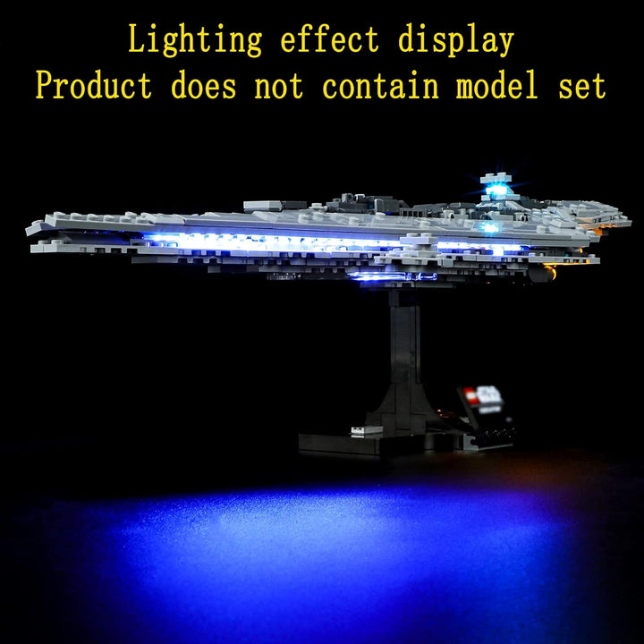 GEAMENT LED Licht-Set Kompatibel mit Lego Supersternzerstörer Executor (Executor Super Star Destroye