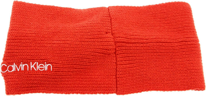 Calvin Klein Jeans Damen Stirnband Essential Knit Headband 1 stück (1er Pack) Deep Orange, 1 stück (