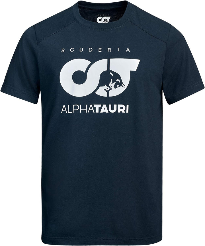 AlphaTauri Scuderia T-Shirt, Herren - Official Merchandise (Blau, S)