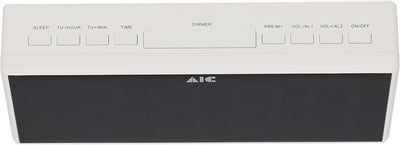 AIC Küchenradio Digital mit grossem Display, Küchenuhr, FM-Radio, Wecker, Digital Dual Alarm Clock,