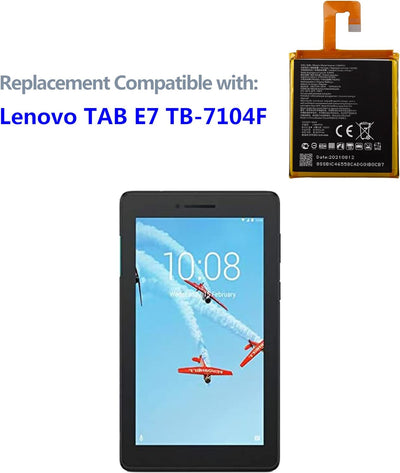 Swark Akku L18D1P31 Kompatibel mit mi [Lenovo] ZA400063US TAB E7 TB-7104F Tablet 7" MT8167D with Too