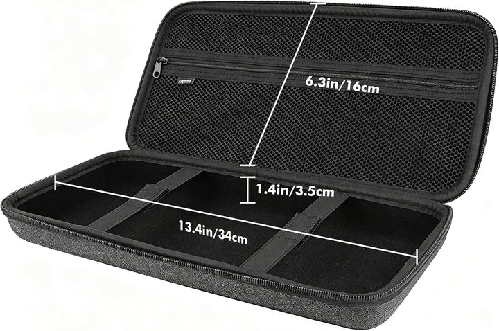 Hard 75% Keyboard Case, Hard Travel Storage Case for 84 Key Portable Keyboard, Compatible with Keych