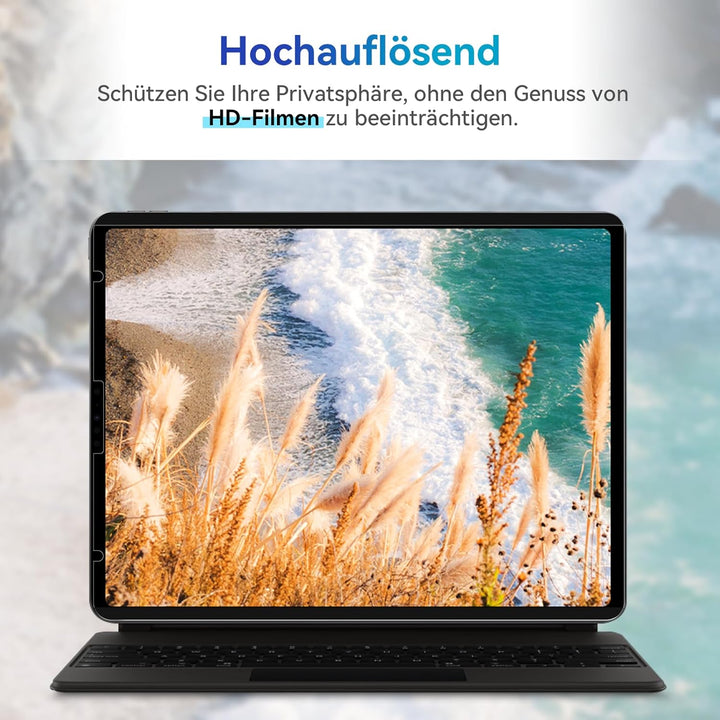 Magnetischer Blickschutzfilter Kompatibel Mit iPad Pro 12.9 Zoll (2022 M2/2021/2020/2018), Abnehmbar