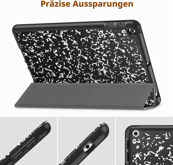 Fintie SlimShell-Schutzhülle für iPad 8. Generation 2020 und 7. Generation 2019, 10,2 Zoll. Mit eing